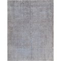 Pasargad Home  Vintage Lahore Collection Grey Wool Area Rug- 8 ft. 2 in.  X 10 ft. 7 in. 54700